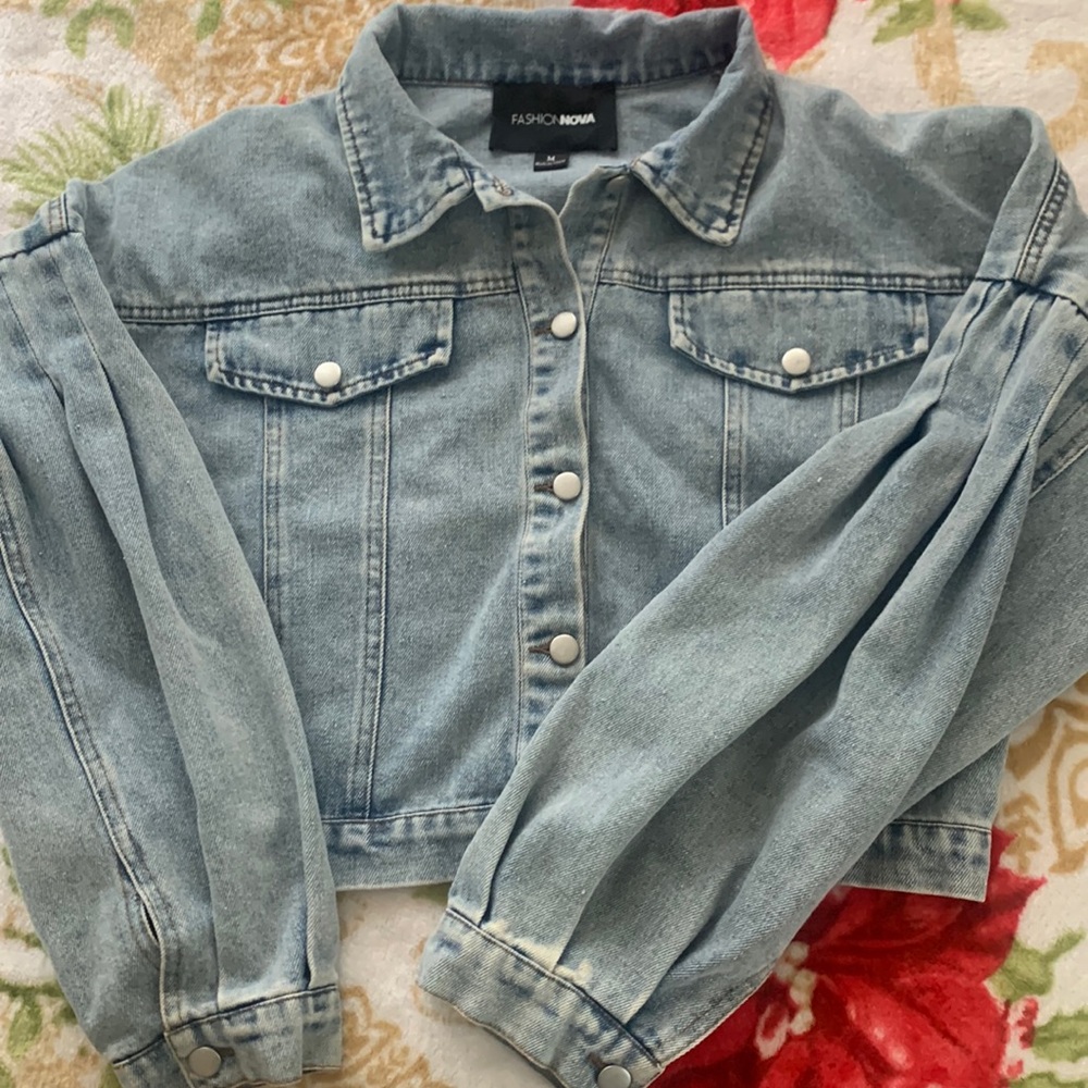 Don’t Pop My Bubble Denim Jacket